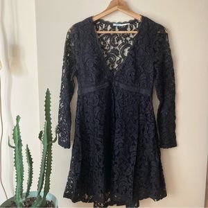 Urban Outfitters Kimchi Blue Black Lace Mini Dress